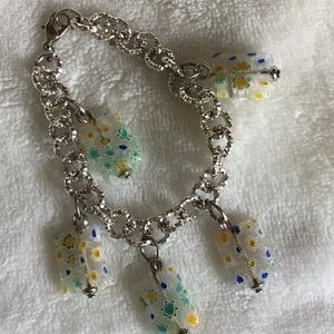In new condition, used 2 times murano glass